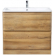 Тумба с раковиной BELBAGNO Albano 90 напольная, rovere rustico