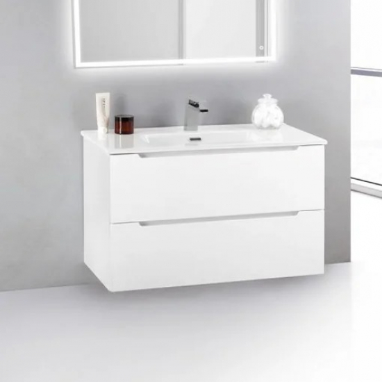 Тумба с раковиной BELBAGNO Etna 39 70 bianco lucido