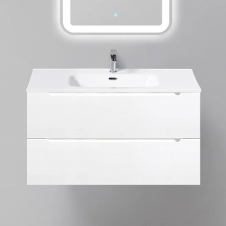 Тумба с раковиной BELBAGNO Etna 90 bianco lucido