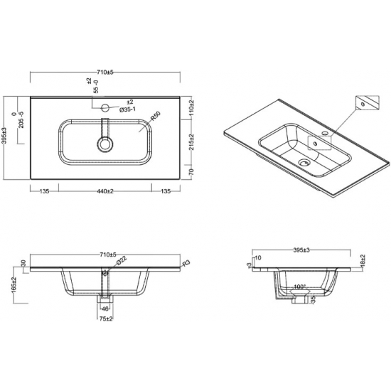 Тумба с раковиной BELBAGNO Kraft 39 70 bianco opaco