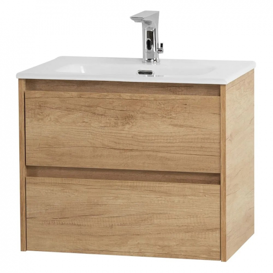 Тумба с раковиной BELBAGNO Kraft 39 70 rovere nebrasca nature