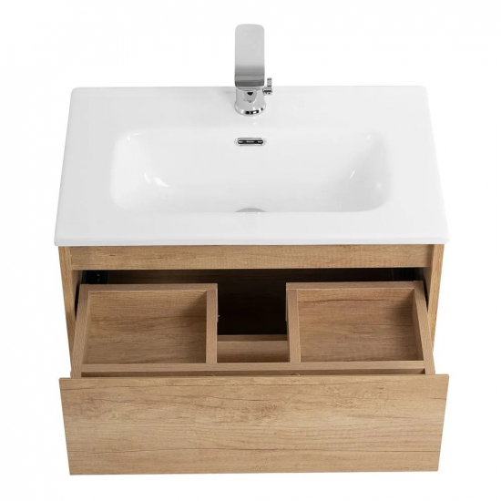 Тумба с раковиной BELBAGNO Kraft 39 70 rovere nebrasca nature