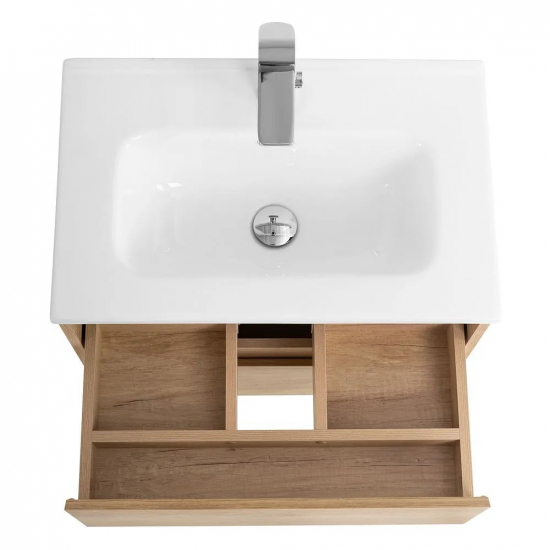 Тумба с раковиной BELBAGNO Kraft 39 70 rovere nebrasca nature