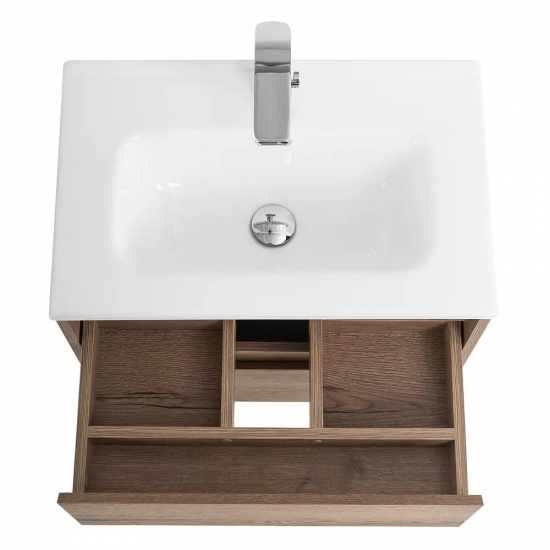 Тумба с раковиной BELBAGNO Kraft 39 70 rovere tabacco