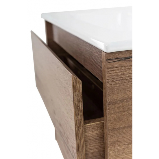 Тумба с раковиной BELBAGNO Kraft 39 70 rovere tabacco