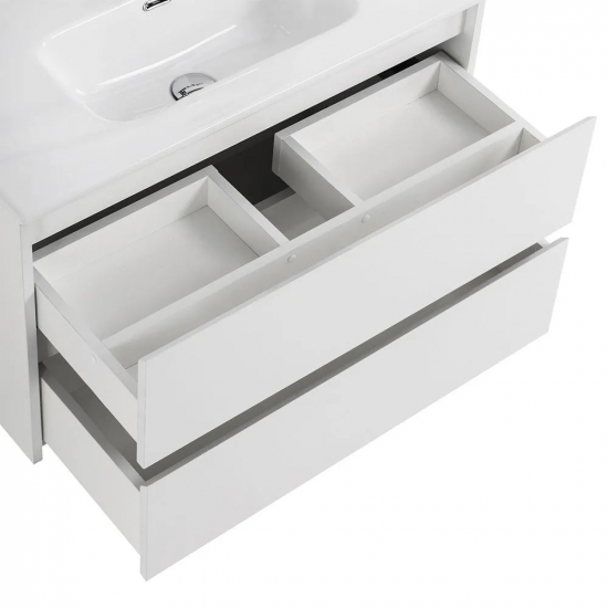 Тумба с раковиной BELBAGNO Kraft 39 80 bianco opaco