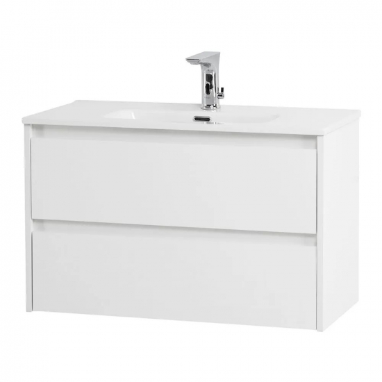 Тумба с раковиной BELBAGNO Kraft 39 80 bianco opaco