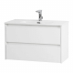 Тумба с раковиной BELBAGNO Kraft 39 80 bianco opaco