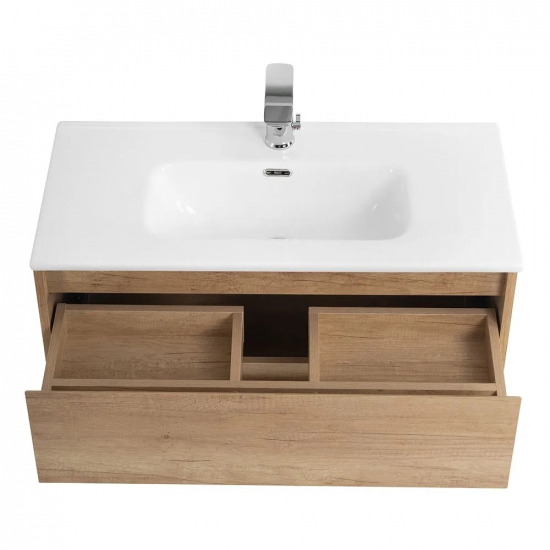 Тумба с раковиной BELBAGNO Kraft 39 80 rovere nebrasca nature