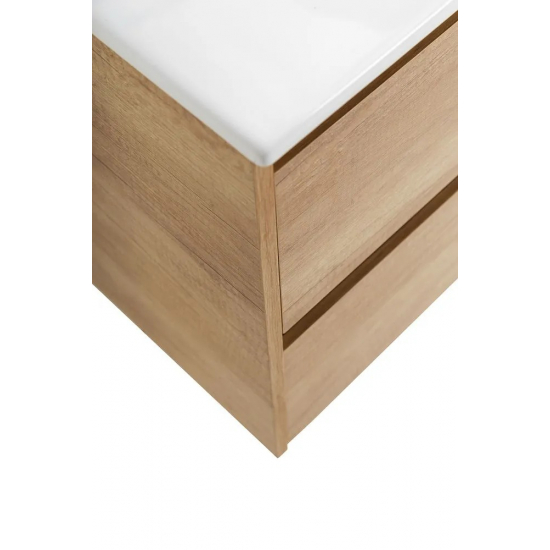 Тумба с раковиной BELBAGNO Kraft 39 80 rovere nebrasca nature