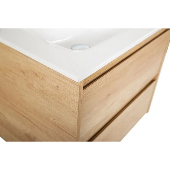 Тумба с раковиной BELBAGNO Kraft 70 rovere nebrasca nature