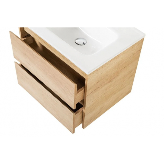 Тумба с раковиной BELBAGNO Kraft 70 rovere nebrasca nature