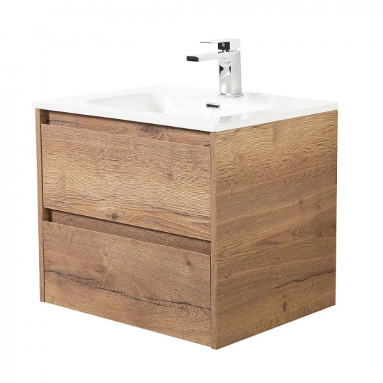 Тумба с раковиной BELBAGNO Kraft 70 rovere tabacco