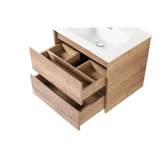 Тумба с раковиной BELBAGNO Kraft 70 rovere tabacco