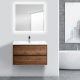 Тумба с раковиной BELBAGNO Kraft 90 rovere tabacco