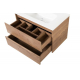Тумба с раковиной BELBAGNO Kraft 90 rovere tabacco