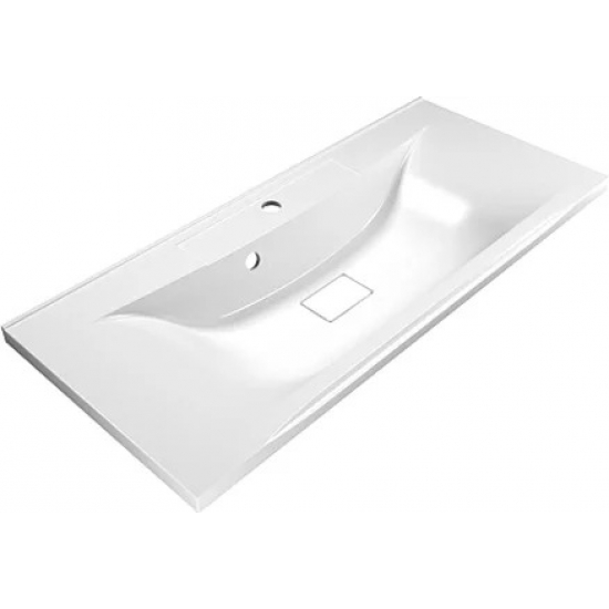 Тумба с раковиной BELBAGNO Marino 100 bianco lucido, напольная