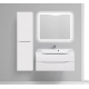 Тумба с раковиной BELBAGNO Marino 100 bianco lucido, подвесная