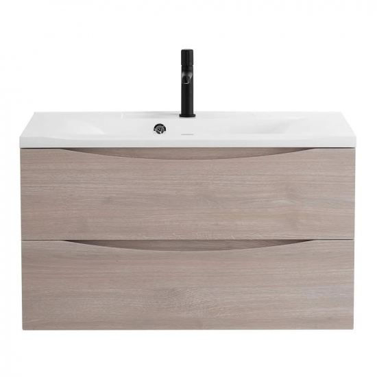 Тумба с раковиной BELBAGNO Marino 100 rovere grigio