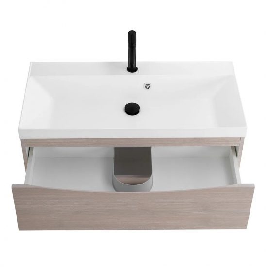 Тумба с раковиной BELBAGNO Marino 100 rovere grigio