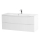 Тумба с раковиной BELBAGNO Marino 120 bianco lucido