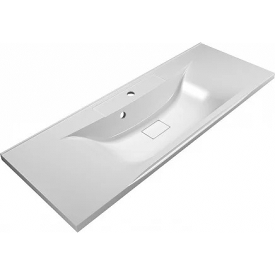 Тумба с раковиной BELBAGNO Marino 120 bianco lucido