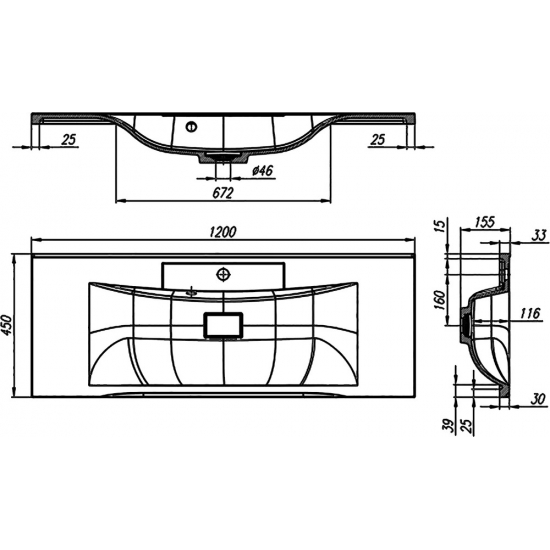 Тумба с раковиной BELBAGNO Marino 120 bianco lucido