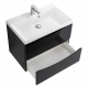 Тумба с раковиной BELBAGNO Marino 60 nero lucido