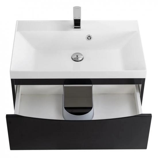 Тумба с раковиной BELBAGNO Marino 60 nero lucido