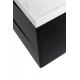 Тумба с раковиной BELBAGNO Marino 60 nero lucido