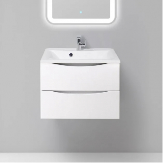 Тумба с раковиной BELBAGNO Marino 65 bianco lucido