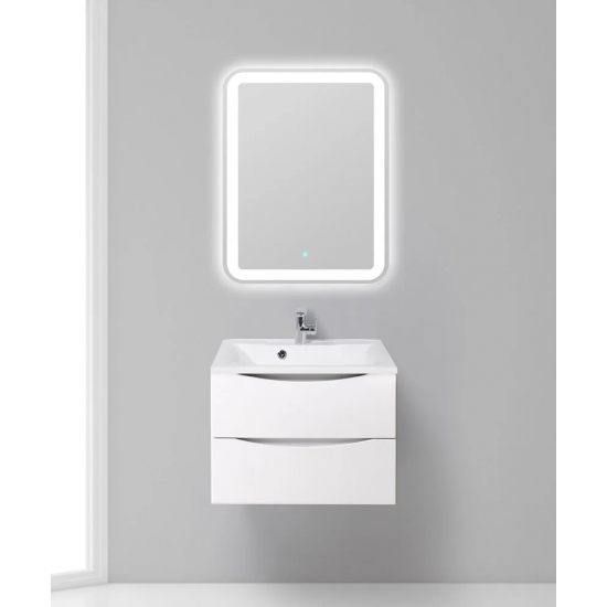 Тумба с раковиной BELBAGNO Marino 65 bianco lucido