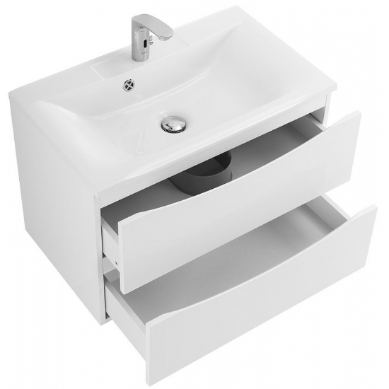 Тумба с раковиной BELBAGNO Marino 65 bianco lucido