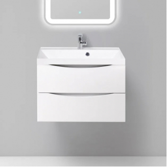 Тумба с раковиной BELBAGNO Marino 70 bianco lucido