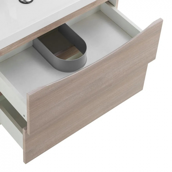 Тумба с раковиной BELBAGNO Marino 70 rovere grigio