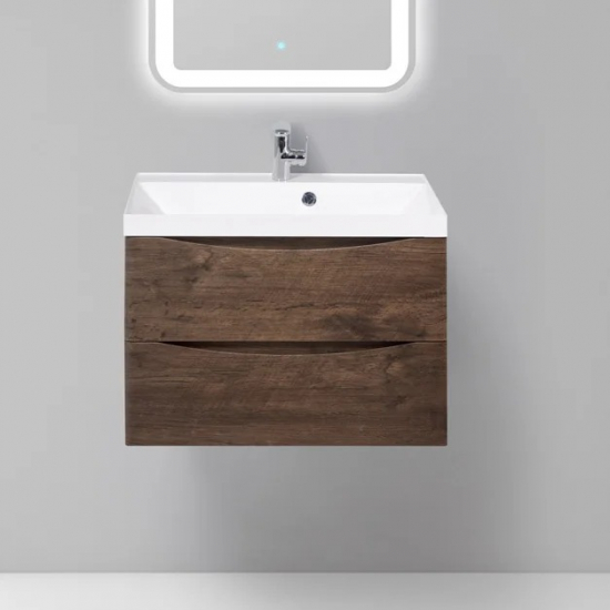 Тумба с раковиной BELBAGNO Marino 70 rovere moro