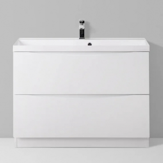 Тумба с раковиной BELBAGNO Marino 80 bianco lucido, напольная