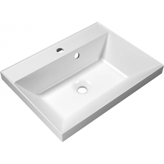 Тумба с раковиной BELBAGNO Marino 80 bianco lucido, напольная