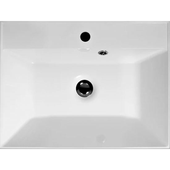 Тумба с раковиной BELBAGNO Marino 80 bianco lucido, напольная