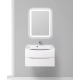 Тумба с раковиной BELBAGNO Marino 80 bianco lucido, подвесная