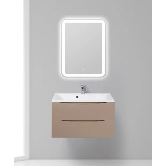 Тумба с раковиной BELBAGNO Marino 80 capucino lucido