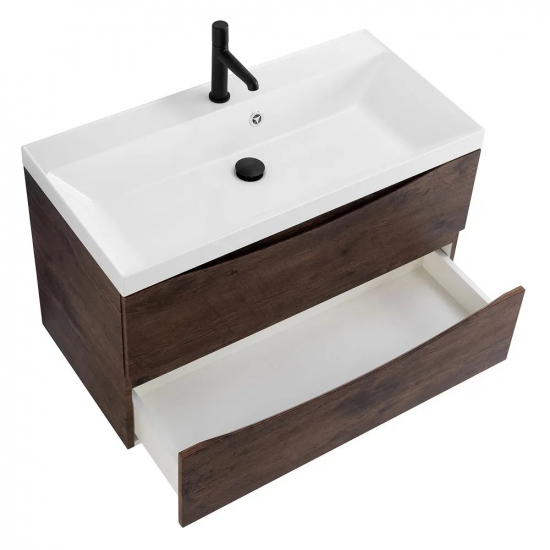 Тумба с раковиной BELBAGNO Marino 80 rovere moro