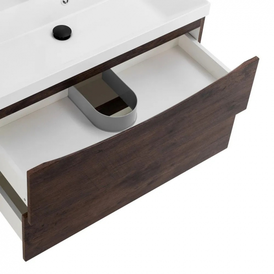 Тумба с раковиной BELBAGNO Marino 80 rovere moro