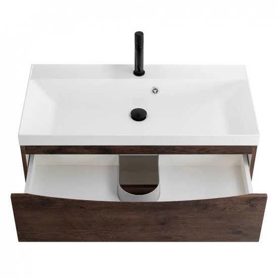 Тумба с раковиной BELBAGNO Marino 80 rovere moro