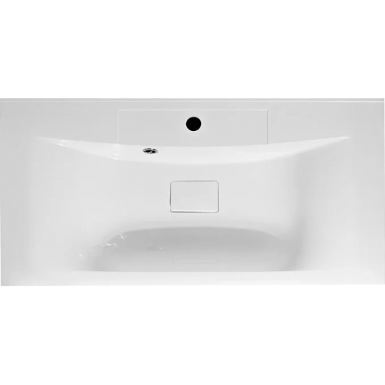 Тумба с раковиной BELBAGNO Marino 90 bianco lucido, напольная