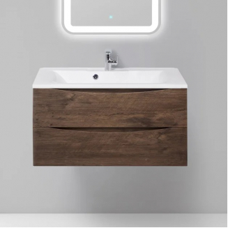 Тумба с раковиной BELBAGNO Marino 90 rovere moro