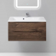 Тумба с раковиной BELBAGNO Marino 90 rovere moro