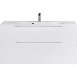 Тумба с раковиной BELBAGNO Marino H120 bianco lucido