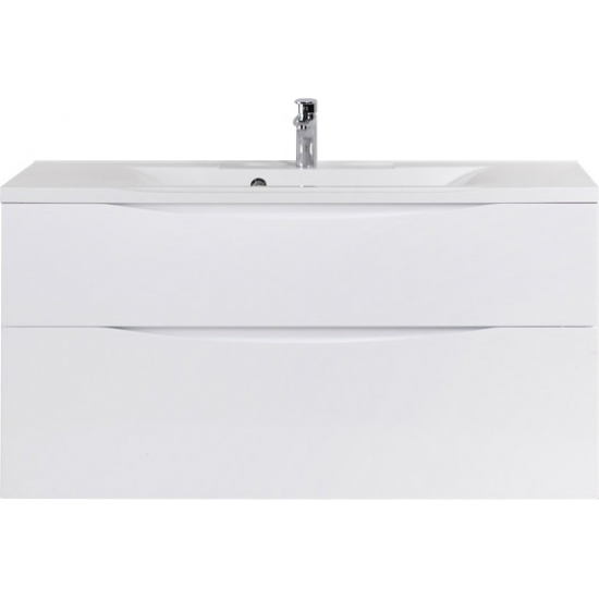 Тумба с раковиной BELBAGNO Marino H120 bianco lucido