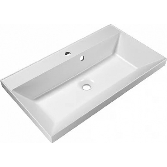 Тумба с раковиной BELBAGNO Marino H80 bianco lucido